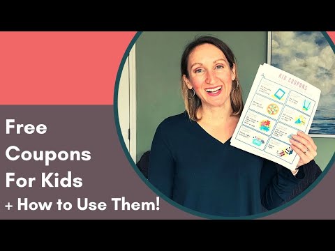 Free Printable Coupons for Kids + How We Use Them!