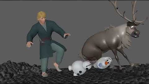 Frozen 2 | Olaf and Sven Shot Progression | Adam Green |@3DAnimationInternships