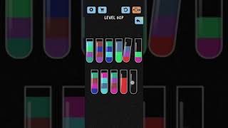 Water Color Sort Level 607 Walkthrough Solution iOS/Android
