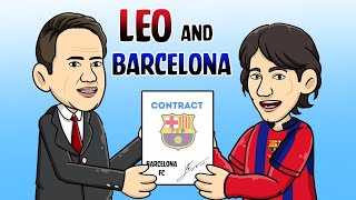 Lionel Messi's Barcelona Journey | Football Animation