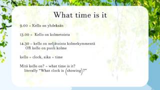 Aura&#39;s Finnish lesson Vocabulary 2: Numbers, prices and times