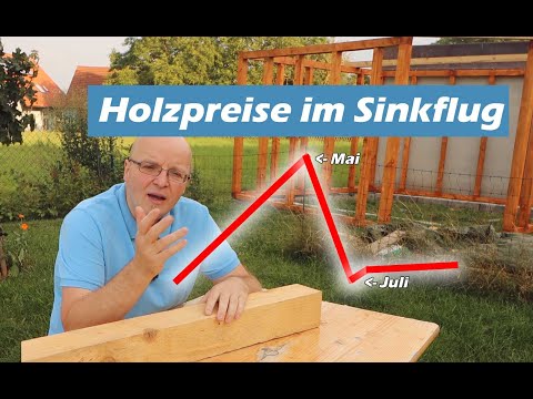 New Update Holzpreise sinken am Markt - Warten mit dem Hausbau oder wie wirkt sich das in Deutschland aus?