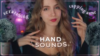 1H ASMR RELAJANTE ✧ Tapping, Scratching, Hand Sounds, Caricias y Susurros ❤️ 4K ESP