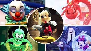 Castle Of Illusion Starring Mickey Mouse - All Bosses No Damage Gameplay