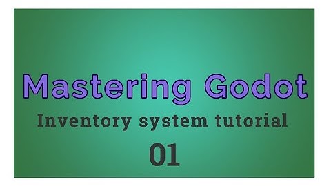 Mastering Godot ... Creating Array [01][Inventory system Tutorial]