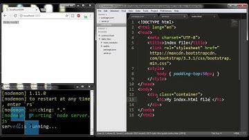 How to use html page and sendFile() method in express + node.js