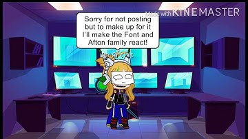 Afton and Font family reacts to Way deeper down (OLD!)