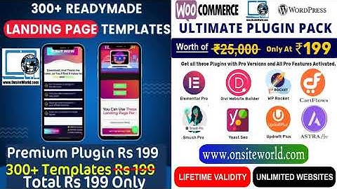 Free 300+ Readymade Landing Pages n Website Templates