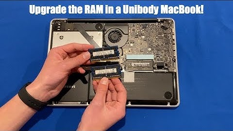 How to upgrade the RAM in your Unibody MacBook