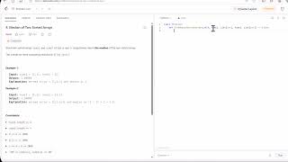 Leetcode 4. Median of Two Sorted Arrays - Python Solution