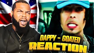 DAPPY - GOATED (Official Video) | American Reaction🔥🇺🇸