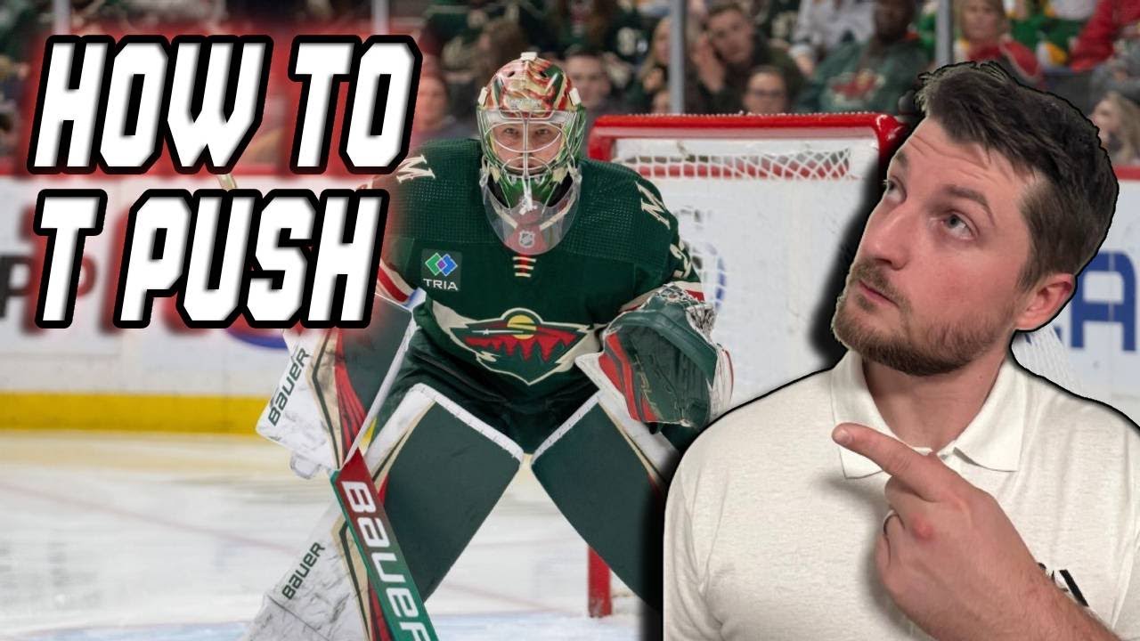How to Perform a TPush as a Young Hockey Goalie Hockey Goalie Basics