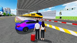 Car 🚗 to Subway Metro Train 🚆Travel Challenge! | Kia Car Parking Mission | 3D Driving Class Gameplay screenshot 2