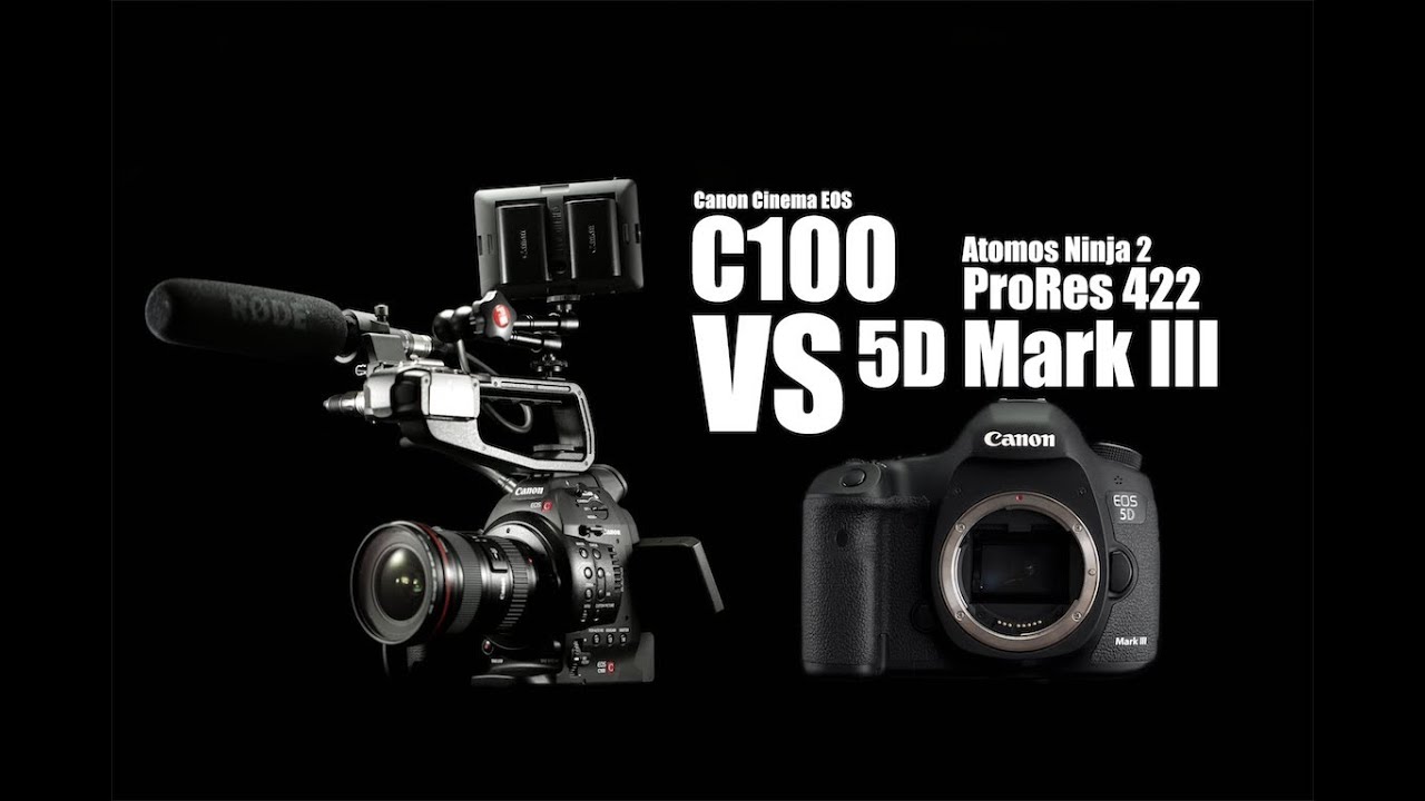 Canon C100 VS 5D Mark III Both Cameras Recorded By Atomos Ninja 2 In canon-c100-vs-5d-mark-iii-both-cameras-recorded-by-atomos-ninja-2-in