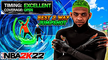 MY SUBSCRIBER GAVE ME THE BEST JUMPSHOTS FOR 2-WAY FINISHERS in NBA 2K22! BEST LOW 3PT JUMPSHOT PT2