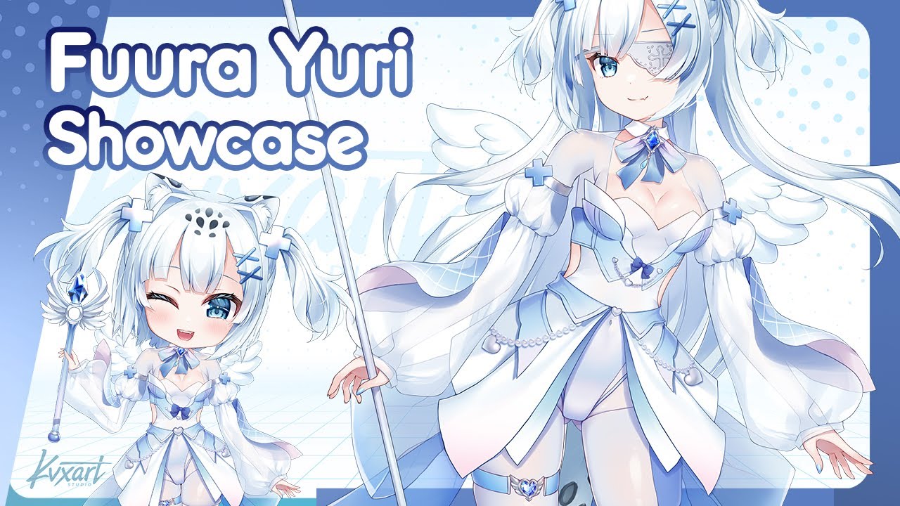 【live2d】 Vtuber Fuura Yuri New Model Phase Connect Showcase Youtube