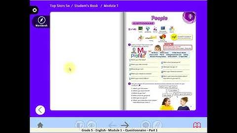 Grade 5 English Module 1 Questionnaire Part 1