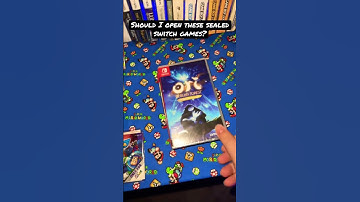 ✅🚫 Open these sealed Switch games?? #radchaser #shorts #nintendo #switch #videogameaddict #sealed