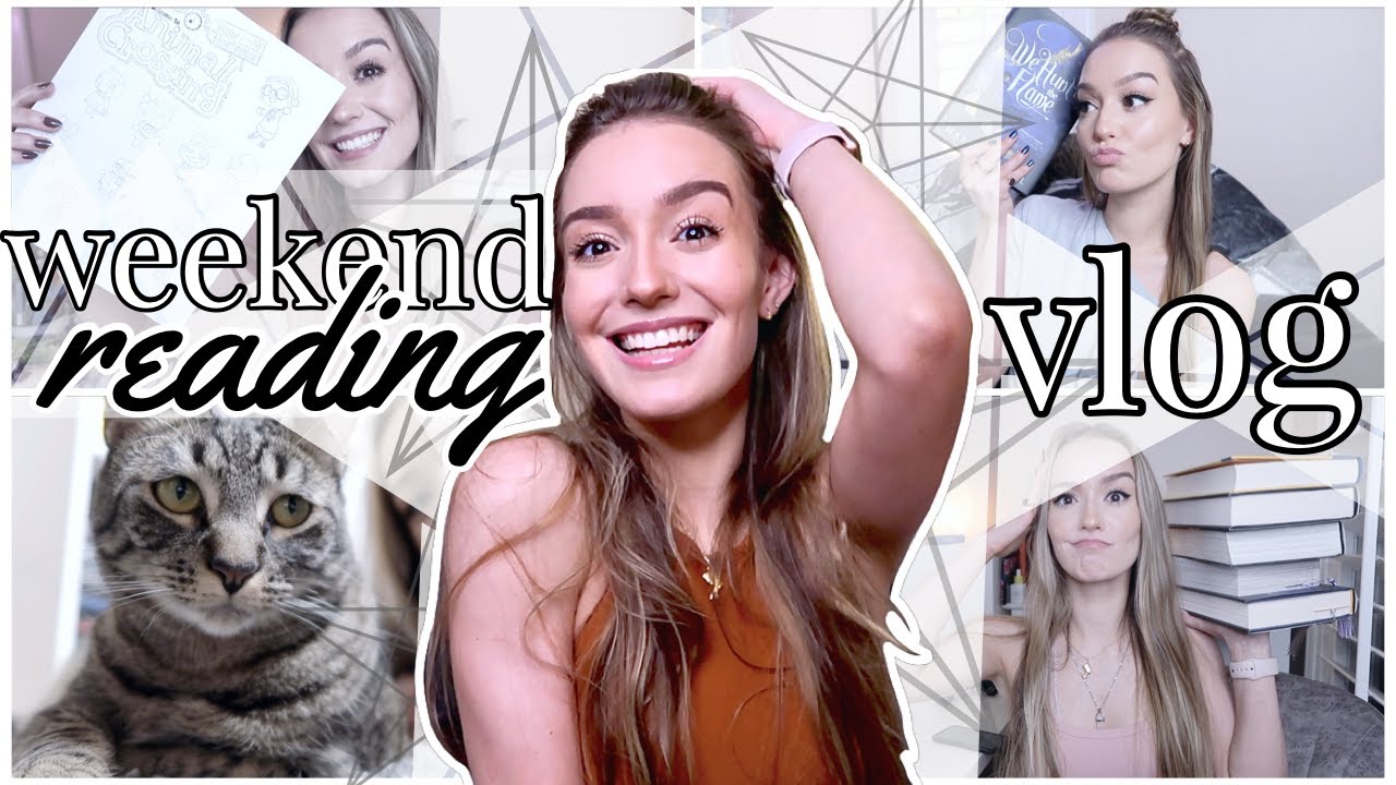 fun lights, drawing, + rambley we hunt the flame thoughts | WEEKEND READING VLOG
