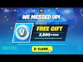 Fortnite Made a BIG Mistake.. (V-BUCKS)