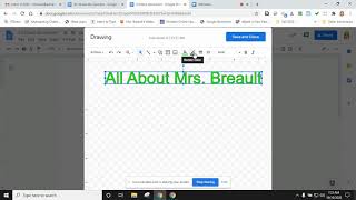 Word Art in Google Docs