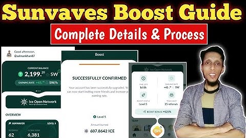 Boost Sunwaves Token Complete Guide | Sunwaves Token | Ice Network New Project