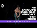 45 minute double weight set ride