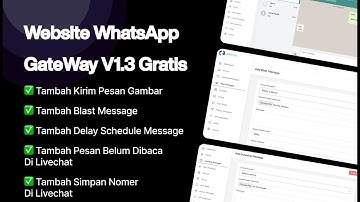 Website WhatsApp GateWay V1.3 Gratis
