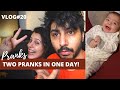 Two Pranks in One Day | Parenting Hacks | Arjuna & Divya Vlogs