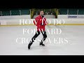 HOW TO DO FORWARD CROSSOVERS | FIGURE SKATING ❄️❄️