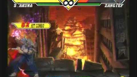 PS2 - Capcom vs. SNK 2 - Shin Akuma combo