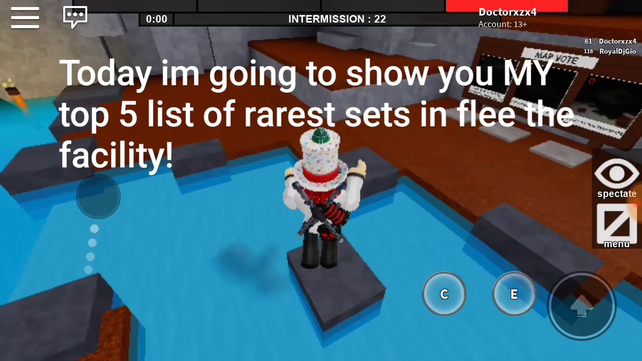 Top 5 Rarest Sets In Flee The Facility Ll Roblox Youtube - roblox flee the facility case legendary sets legendary set