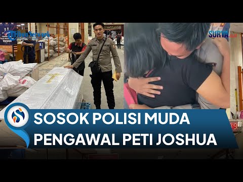 SOSOK POLISI PENGAWAL PETI JENAZAH BRIGADIR J,  PELUK IBU ALMARHUM SAAT TIBA DI BANDARA, SIAPA DIA?