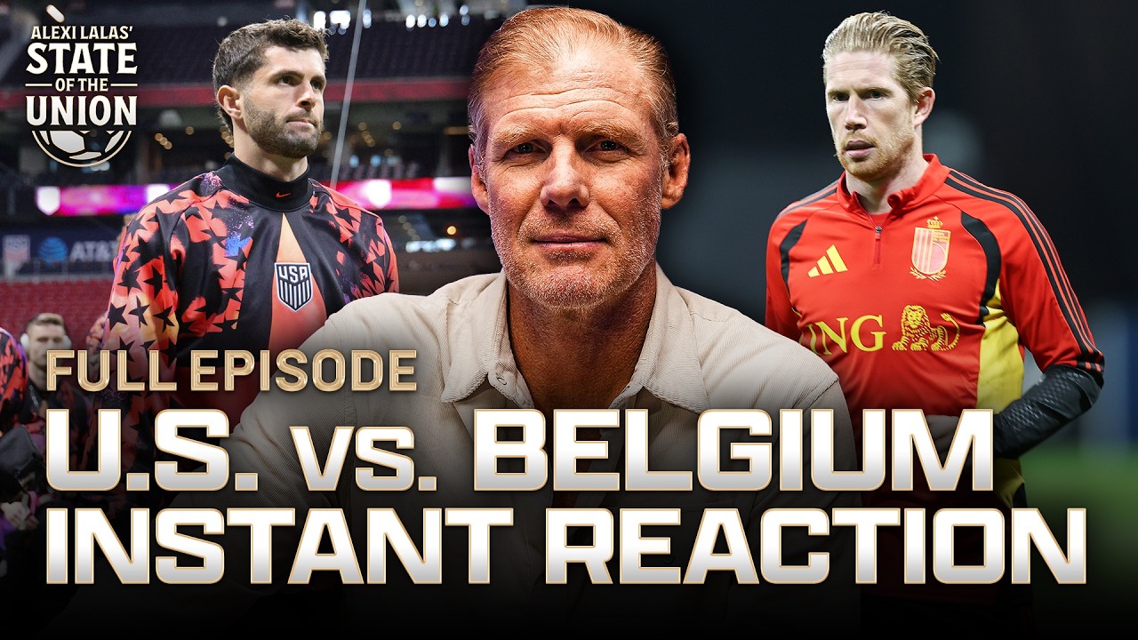 LIVE U.S. vs Belgium Instant Reaction with Alexi Lalas, Stu Holden & David Mosse Presented by Zillow