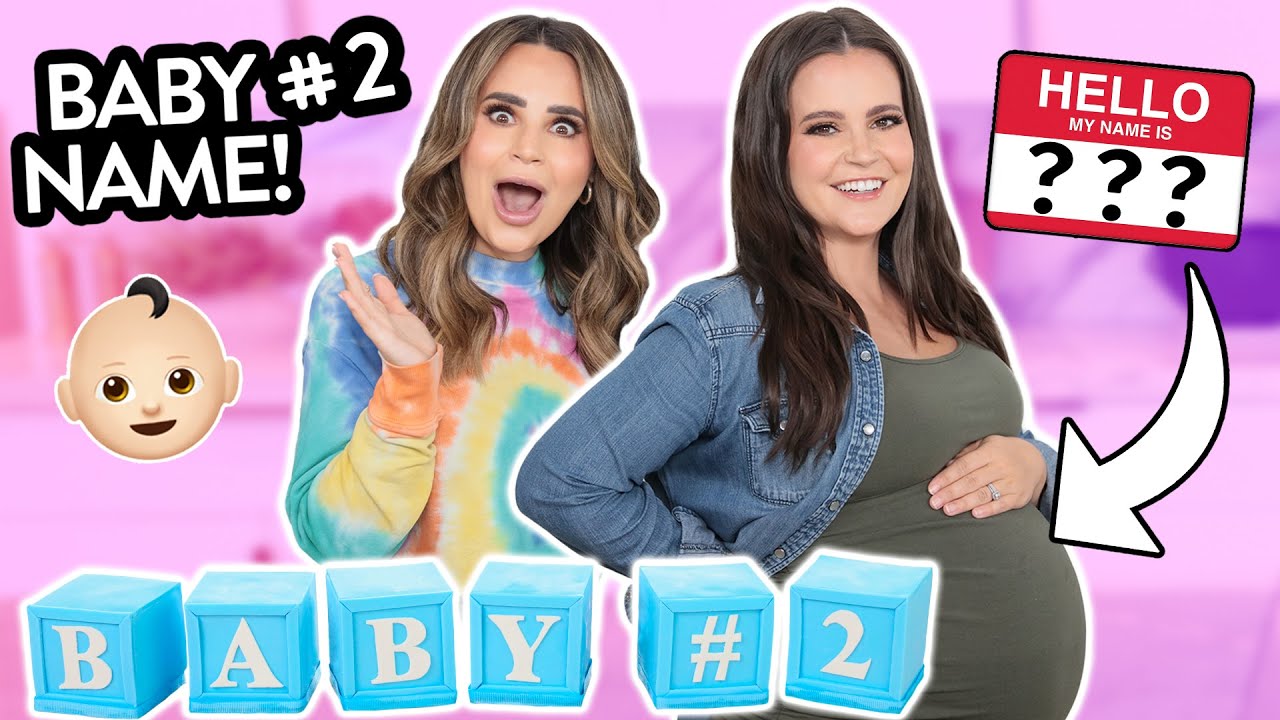 BABY #2 NAME REVEAL!! Baby Name Reveal Surprise TINY Cakes! w/ My Sister! | Rosanna Pansino