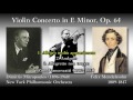 Mendelssohn: Violin Concerto, Francescatti & Mitropoulos (1954) メンデルスゾーン ヴァイオリン協奏曲 フランチェスカッティ