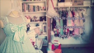 How to Design Spoonflower Fabric for Kawaii & Lolita Prints | DIY Guide - Part 1