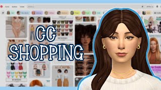 🛍️ CC SHOPPING🛍️ || Sims 4 (My storage is crying )