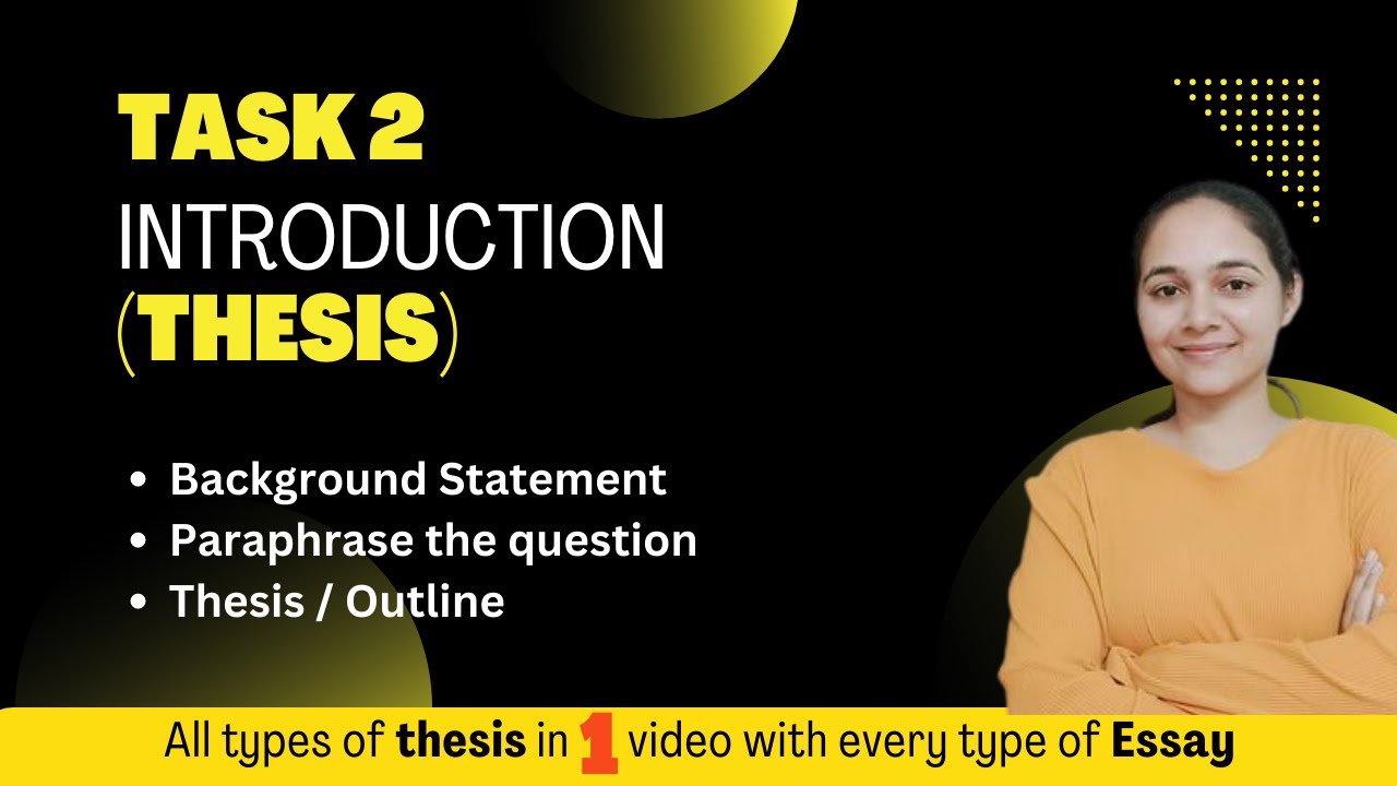 thesis ielts task 2