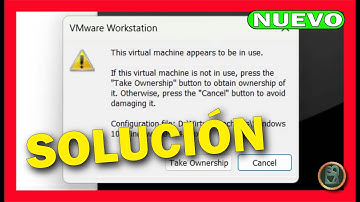✅ Cómo solucionar el error "Esta MÁQUINA VIRTUAL PARECE ESTAR en USO" en VMware Workstation 🔴
