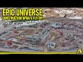 Epic Universe Construction Update, August 2022 / Fly-Over: Universal&#39;s New Theme Park