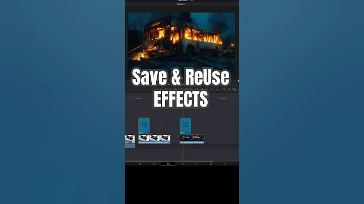 Save Your Custom Effects & Animations - DaVinci Resolve