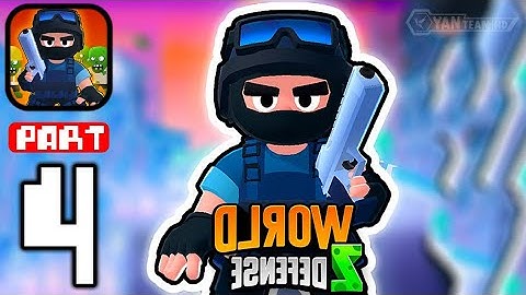 Z Defense - Gameplay Walkthrough Part 4 Defeating the Zombie Army (iOS,Android)