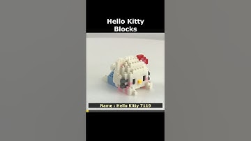 Hello Kitty 7119 Mini Blocks Preview #lego #brick #miniblock #nanoblock
