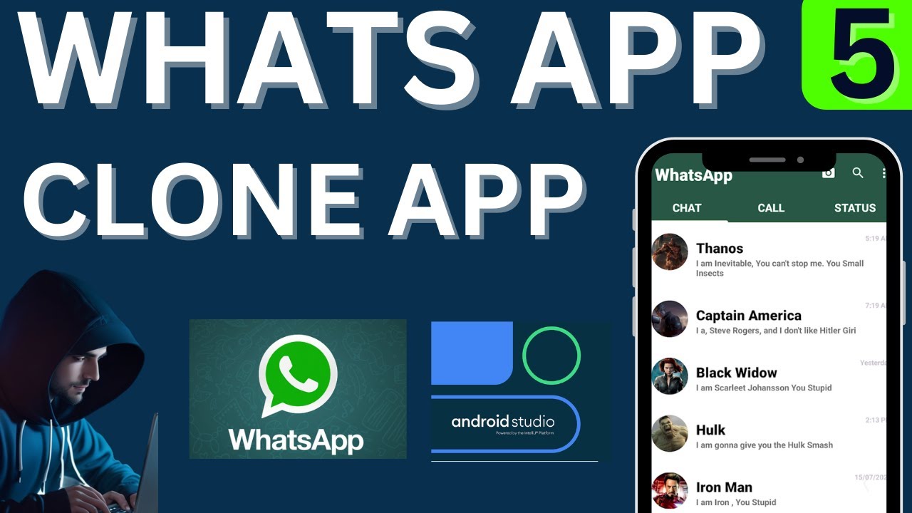 WhatsApp Clone App Clean Architecture Kotlin Android Studio Part 5 ...