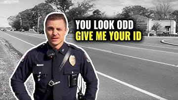 STRANGE ID REFUSAL SURPRISES POLICE OFFICER!  COPS GET OWNED