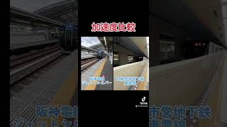 加速度比較 阪神電鉄ジェットシルバー 札幌市営地下鉄東豊線