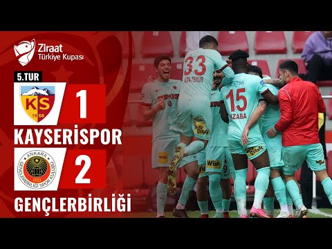 Kayserispor 1-2 Gençlerbirliği MAÇ ÖZETİ (Ziraat Türkiye Kupası 5. Tur) / 18.01.2024