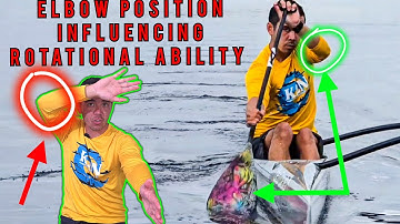 Paddle Tip: Elbow Position and Rotational Ability! (Outrigger Canoe/Surfski)