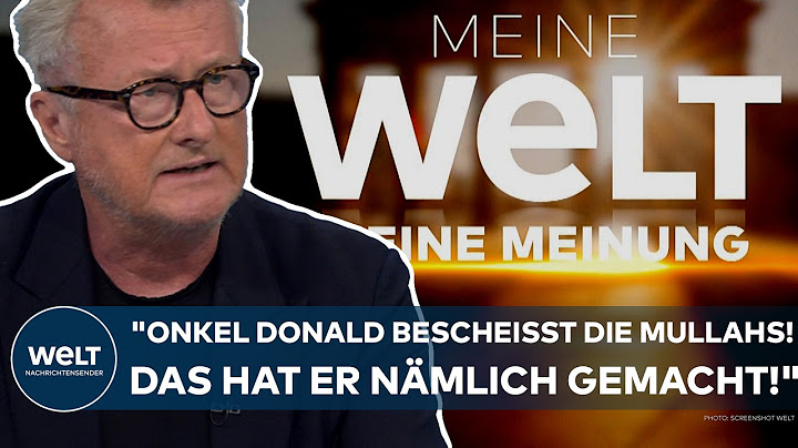 HANS-ULRICH JÖRGES: "Onkel Donald bescheißt die Mullahs! Das hat er nämlich gemacht!"